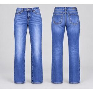 Kut from the Kloth Skinny Jeans Womens 2  Cotton Spandex Dark Wash Blue 28/29